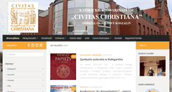 Desktop Screenshot of koszalin.civitaschristiana.pl
